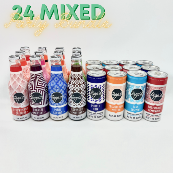 PARTY BUNDLE - MIXED PACK OF 24 COCKTAILS Tappd Cocktails