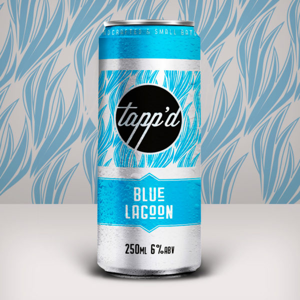 BLUE LAGOON CANNED COCKTAIL (12) Tappd Cocktails