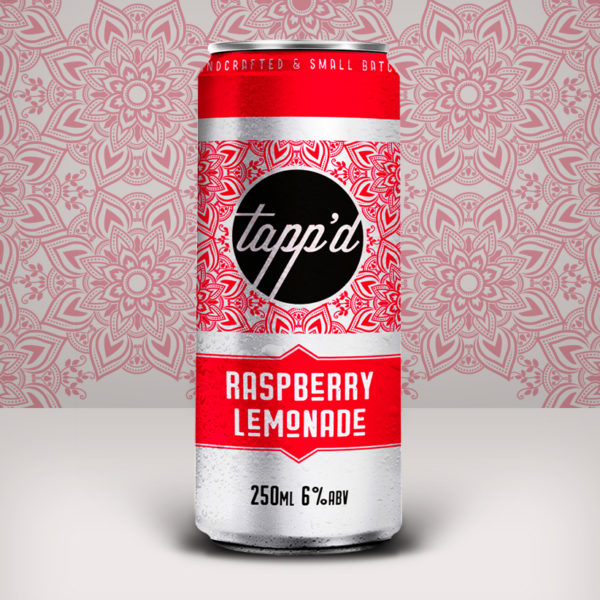 RASPBERRY LEMONADE CANNED COCKTAIL (12) Tappd Cocktails