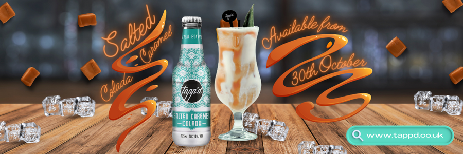 LIMITED EDITION SALTED CARAMEL COLADA Tappd Cocktails